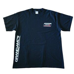 Grand-Am Road Racing Koni Sports Car Challenge Black T-Shirt Size Large